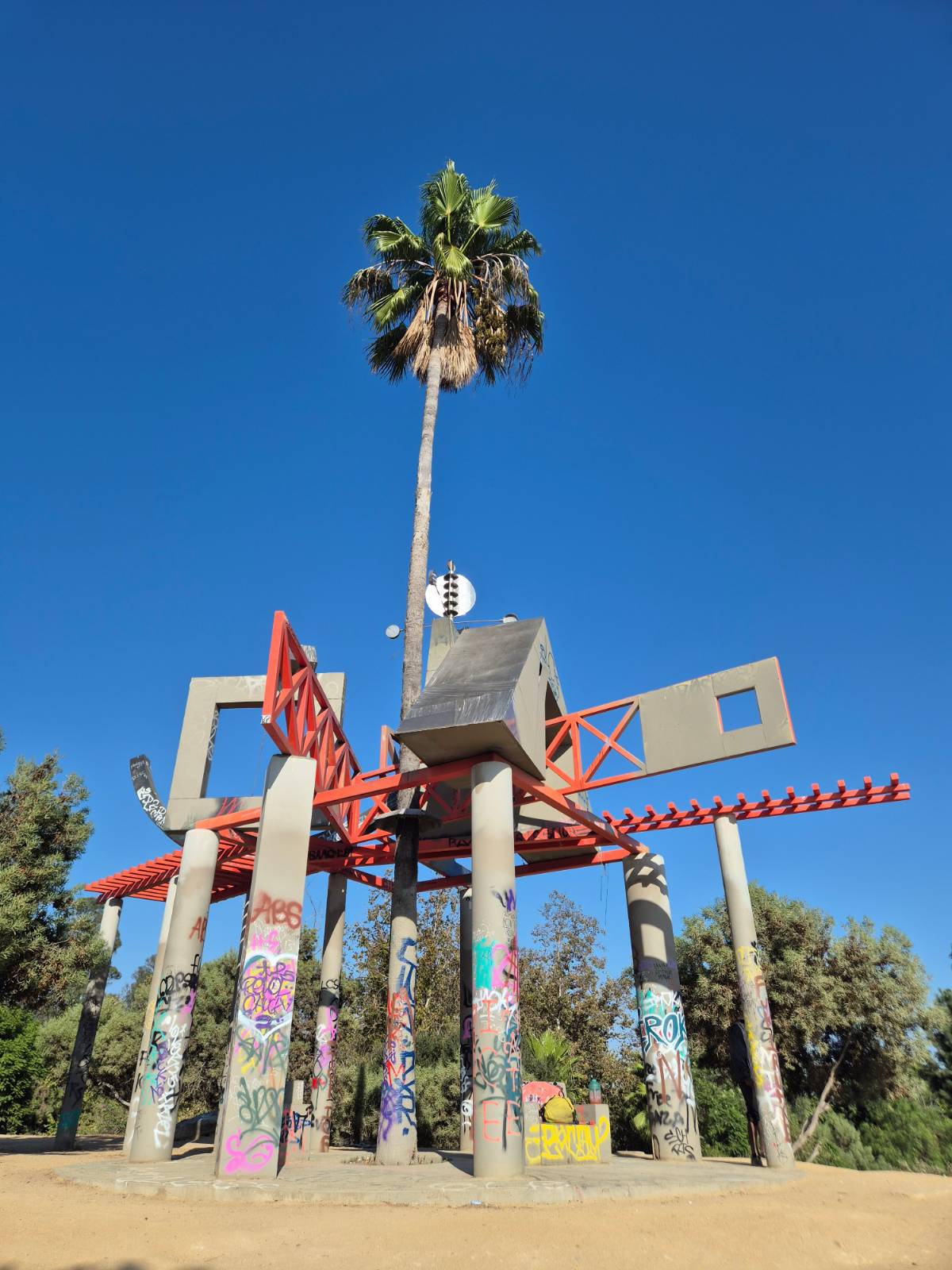 다저스 구장과 시내가 보이는 Elysian Park Angels Point('25.9.30, 화)