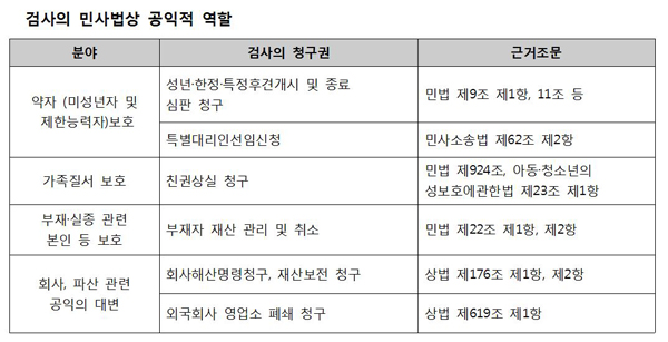 공소청 공익대표 검사 한정후견 유령법인 대검찰청 2026