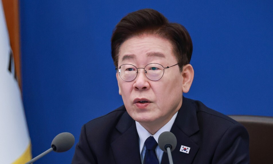<사진1> 이재명 대통령 연임 개헌 기자회견 청와대 2026