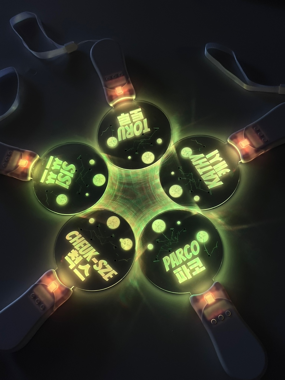 ▲&nbsp;2025 대한민국 민주주의의 상징 ‘응원봉’을 들고 마중을 나갔다.&nbsp;