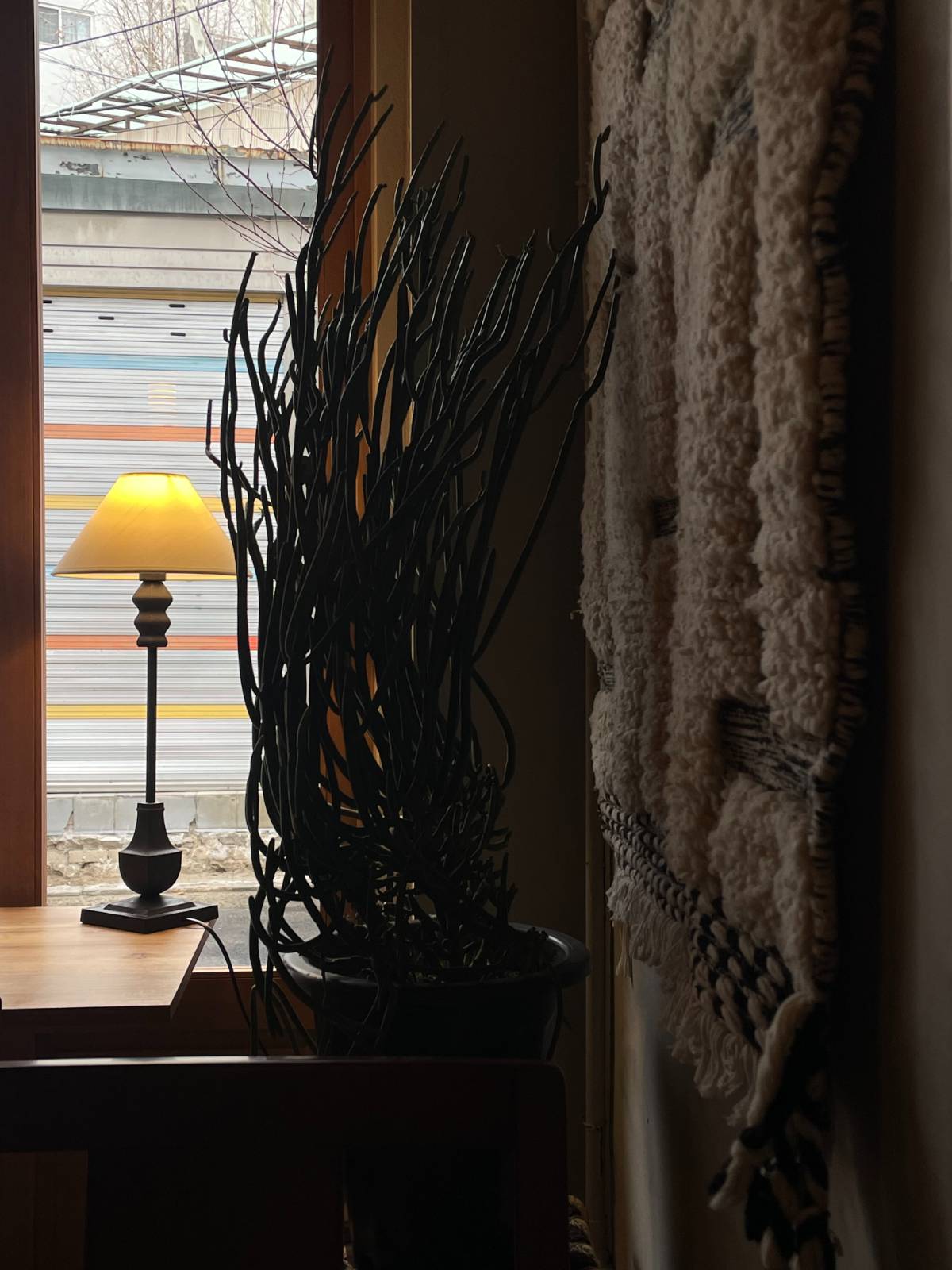 카페 긴. 엄청난 식물과 토테미즘적(?) 인테리어, 연유커피나 밀크티마저 맛있는 곳.&nbsp;