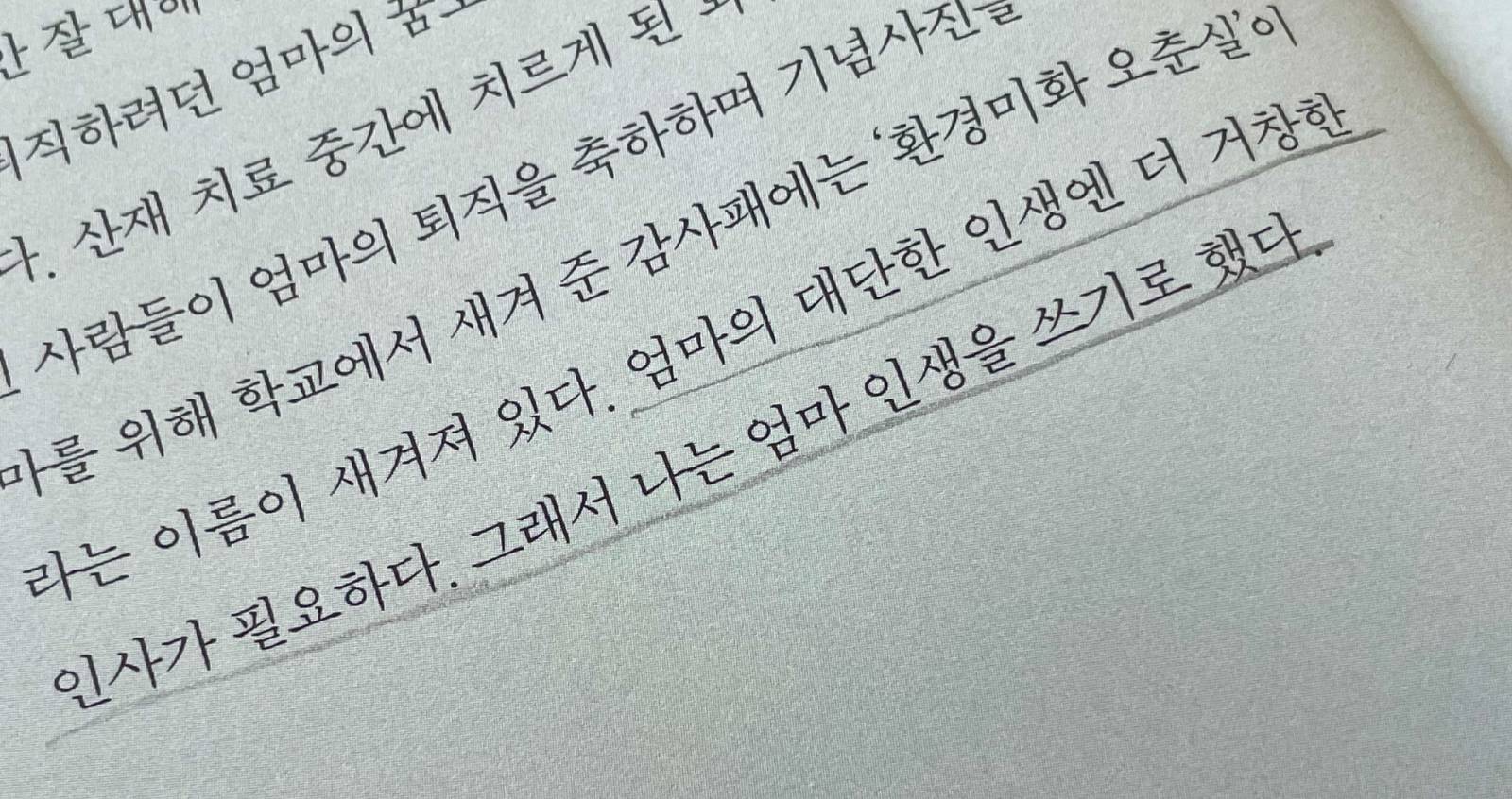 밑줄이 삐뚤삐뚤하다면 울면서 그었기 때문입니다. (아직 프롤로그인데!)