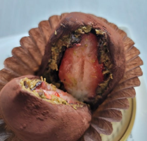 딸기 두바이 쫀득 쿠키