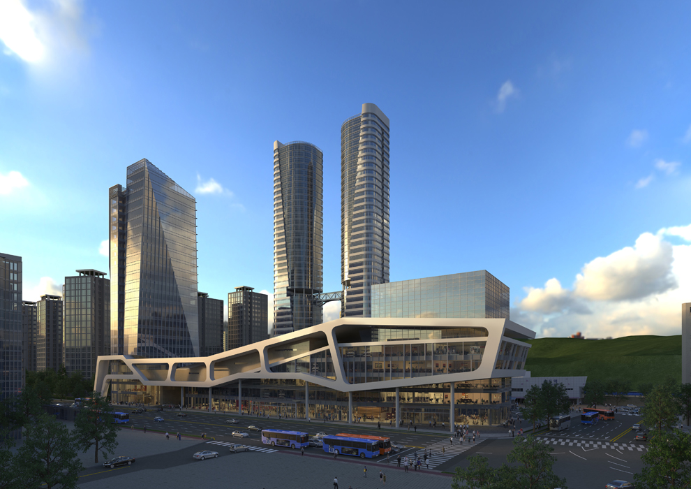 송도 역세권 랜드마크