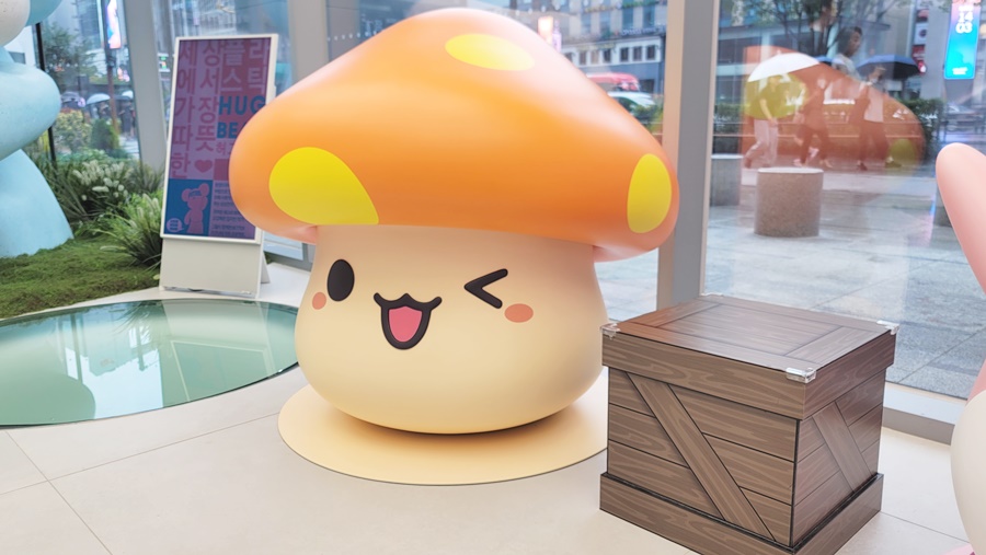 메이플 팝업 스토어 피규어