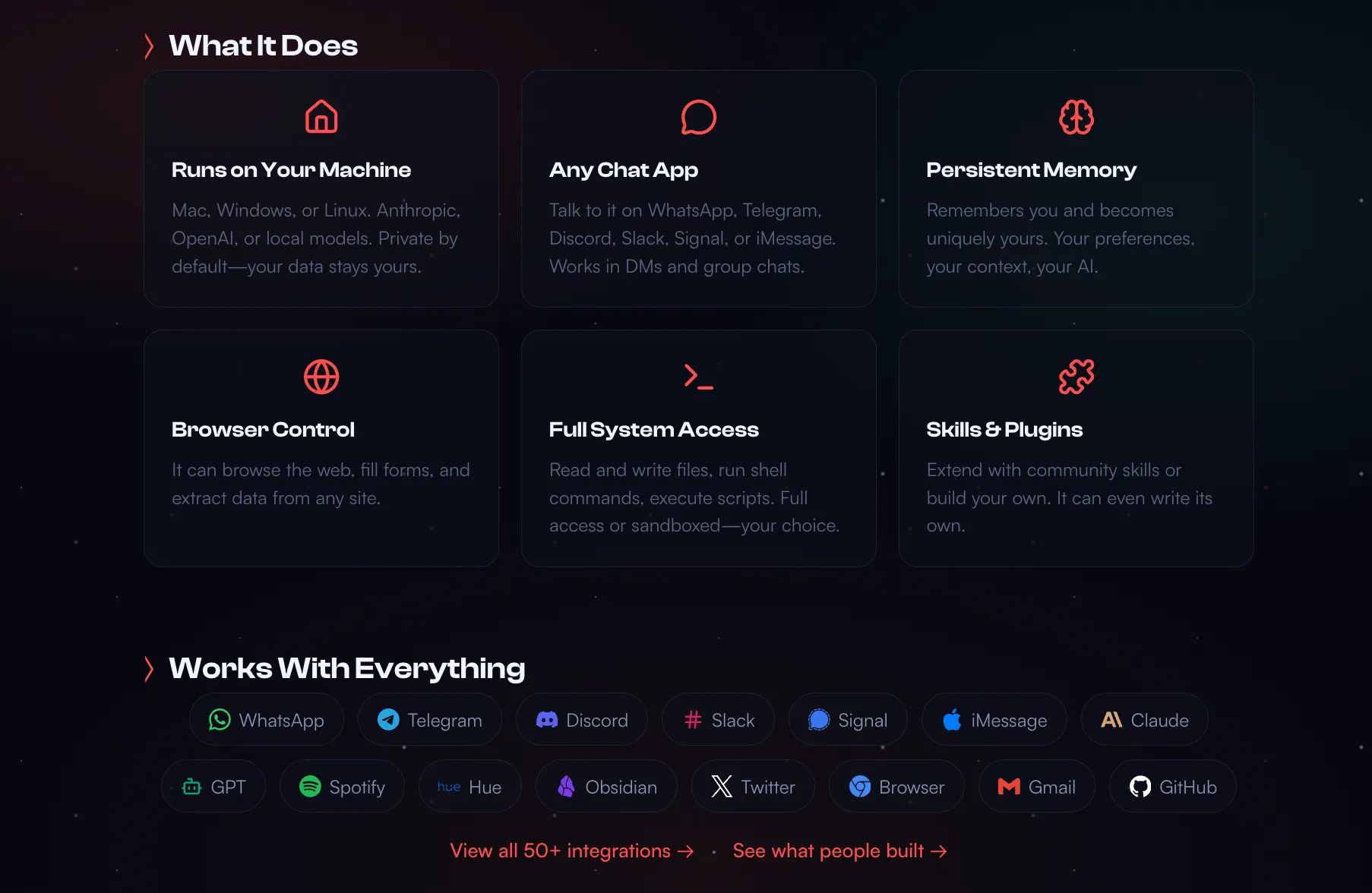 이미지 출처=오픈클로 홈페이지