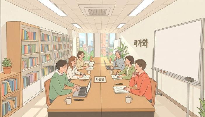 📰 '작가와' 레터 vol.23_프로젝트, 사랑방 작가 모집 공고의 썸네일 이미지