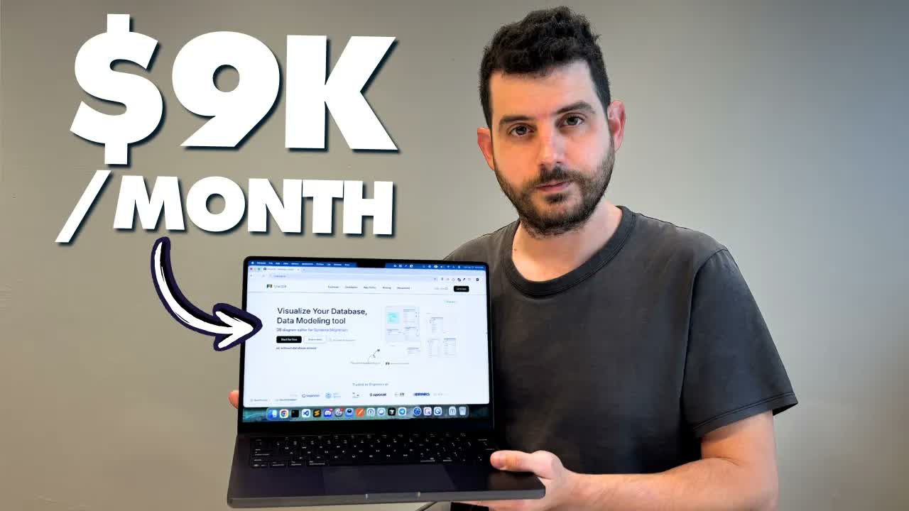 출처 : I Built a Niche App to $9K MRR(Starter Story 채널)