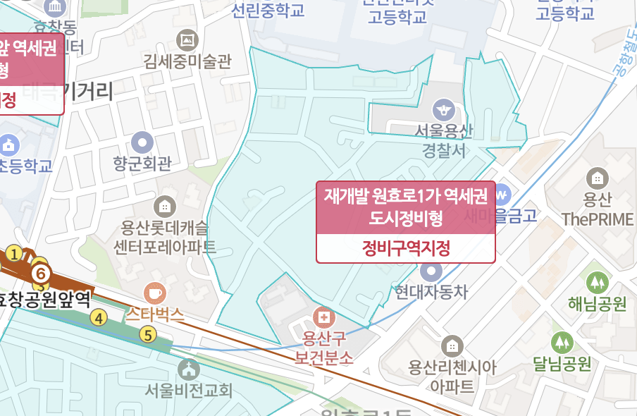프롭테크앱에도 정비구역 지정으로 나와있는데 사실이 아닙니다.