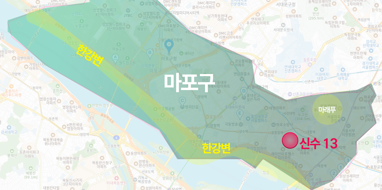 동쪽 라인에 위치하고 있습니다.