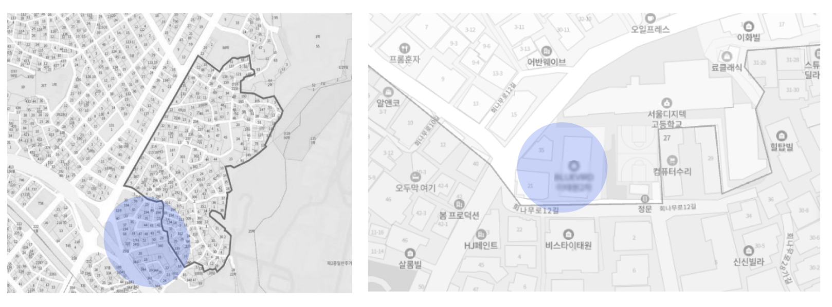 예시구역입니다.