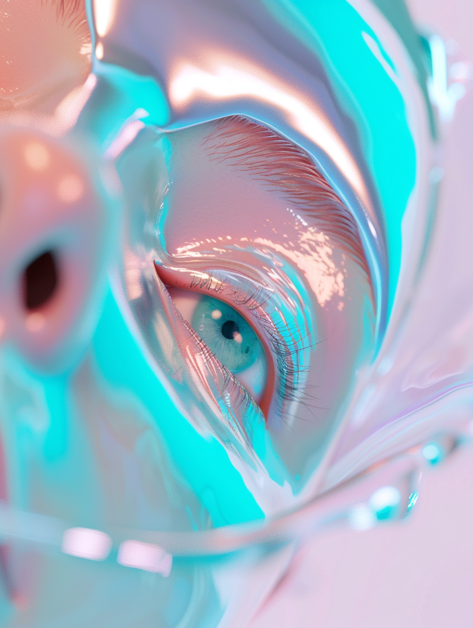 [prompt]A surreal illustration of a human hand and a robotic hand painting together on one canvas, symbolizing shared creativity between human and AI, soft light, cinematic composition