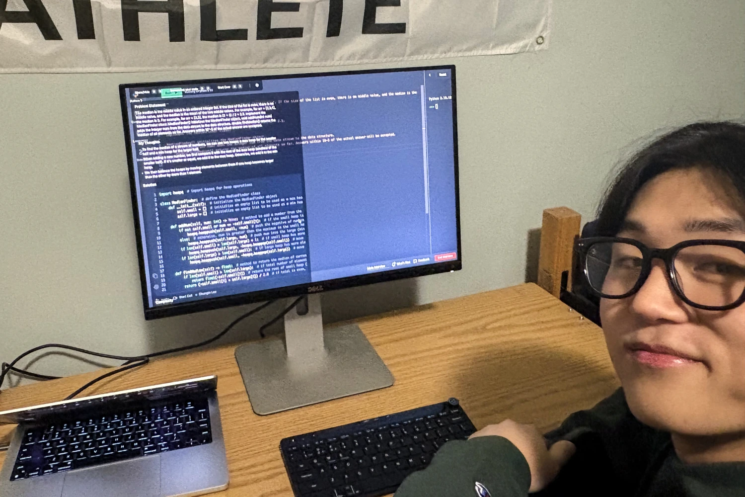 로이는 인턴십 인터뷰에서 AI를 이용해 부정행위를 한 결과를 기록하기 위해 소셜 미디어를 이용해 왔다(출처: 로이 리의 X)