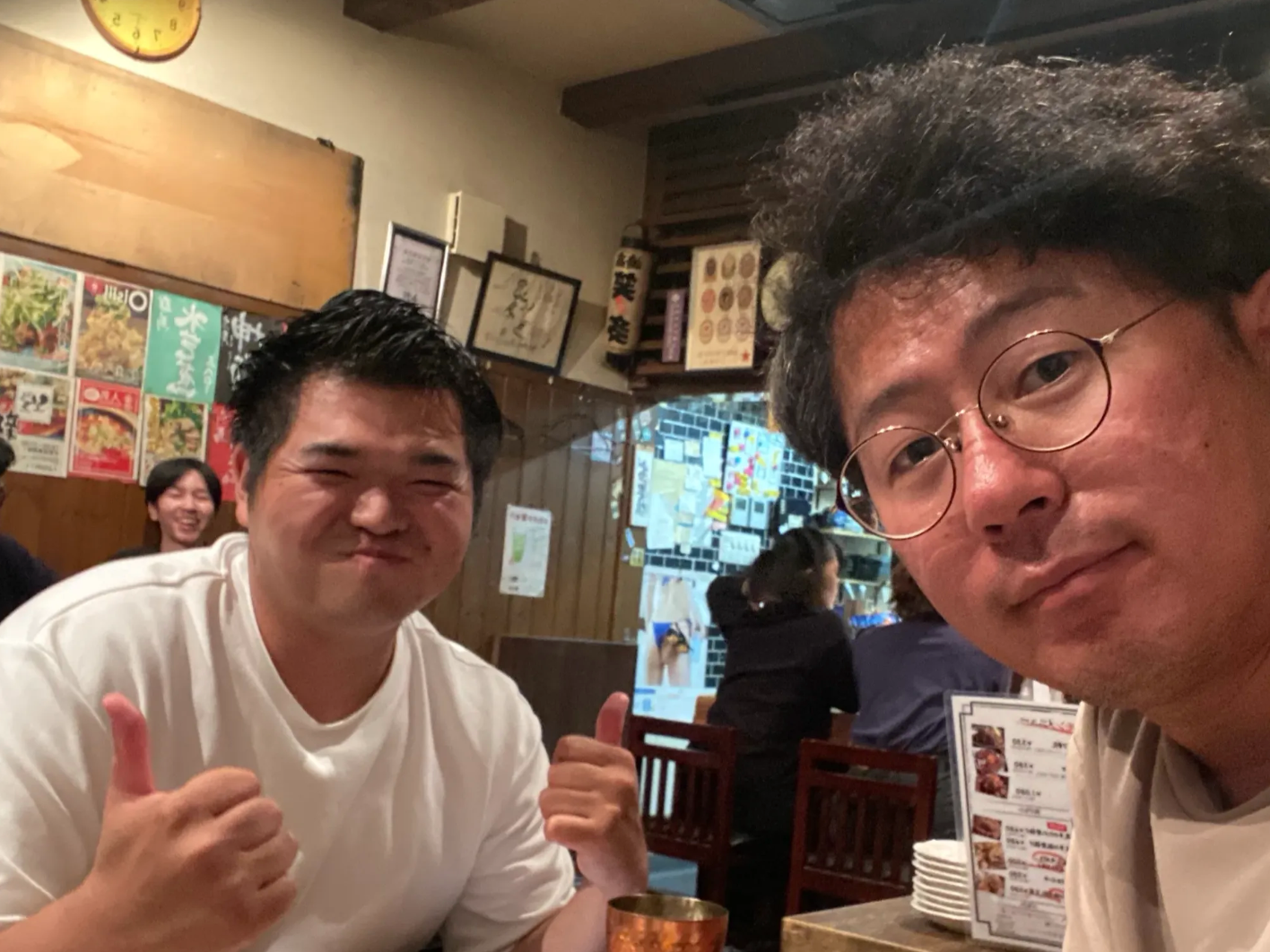 좌측 영업맨 노부상, 우측 와쿠이상