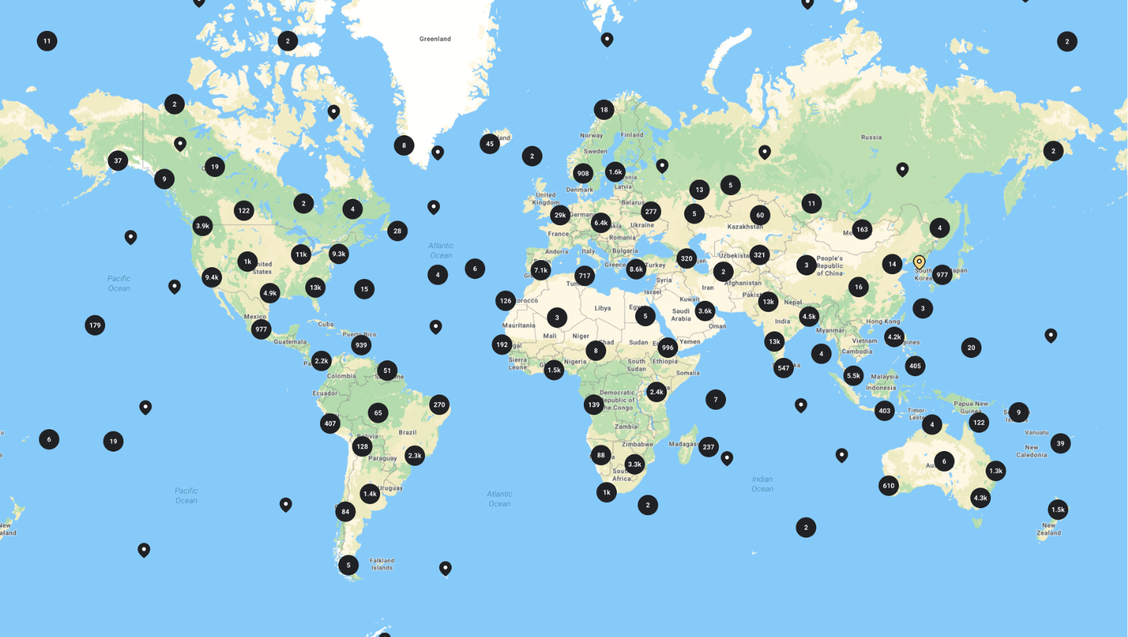 Liam Ottley가 운영하는 Skool 커뮤니티 ‘AI Automation Agency Hub’는 전 세계 25만 명의 회원을 보유하고 있다. 지도에서 보듯 뉴질랜드 출신임에도 불구하고, 회원 분포는 유럽이 압도적으로 많다. 이는 개인 브랜드가 국적을 넘어 글로벌 시장에서 얼마나 큰 파급력을 가질 수 있는지를 잘 보여준다.