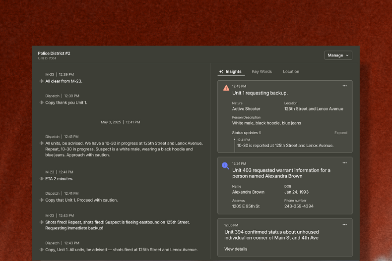 대화의 핵심 정보 자동 정리 (출처 : prepared911.com)