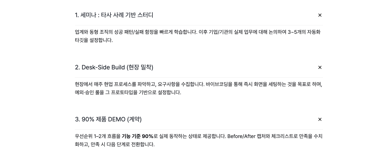 페이즈 1 프로세스