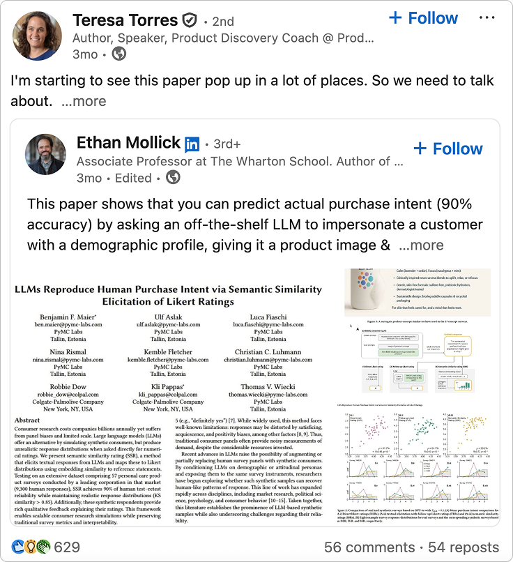 출처 : Teresa Torres Linkedin