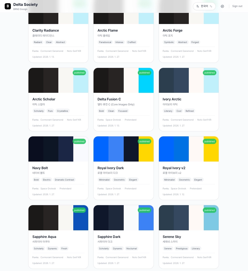 김서진 님이 AI로 작업하신 컨셉들이미지 출처 : 김서진 님 제공