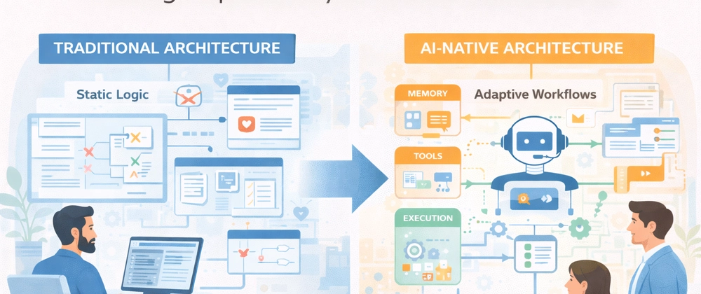이미지 출처 : dev.to, 'How AI-Native Architecture Enables Autonomous Software Systems'