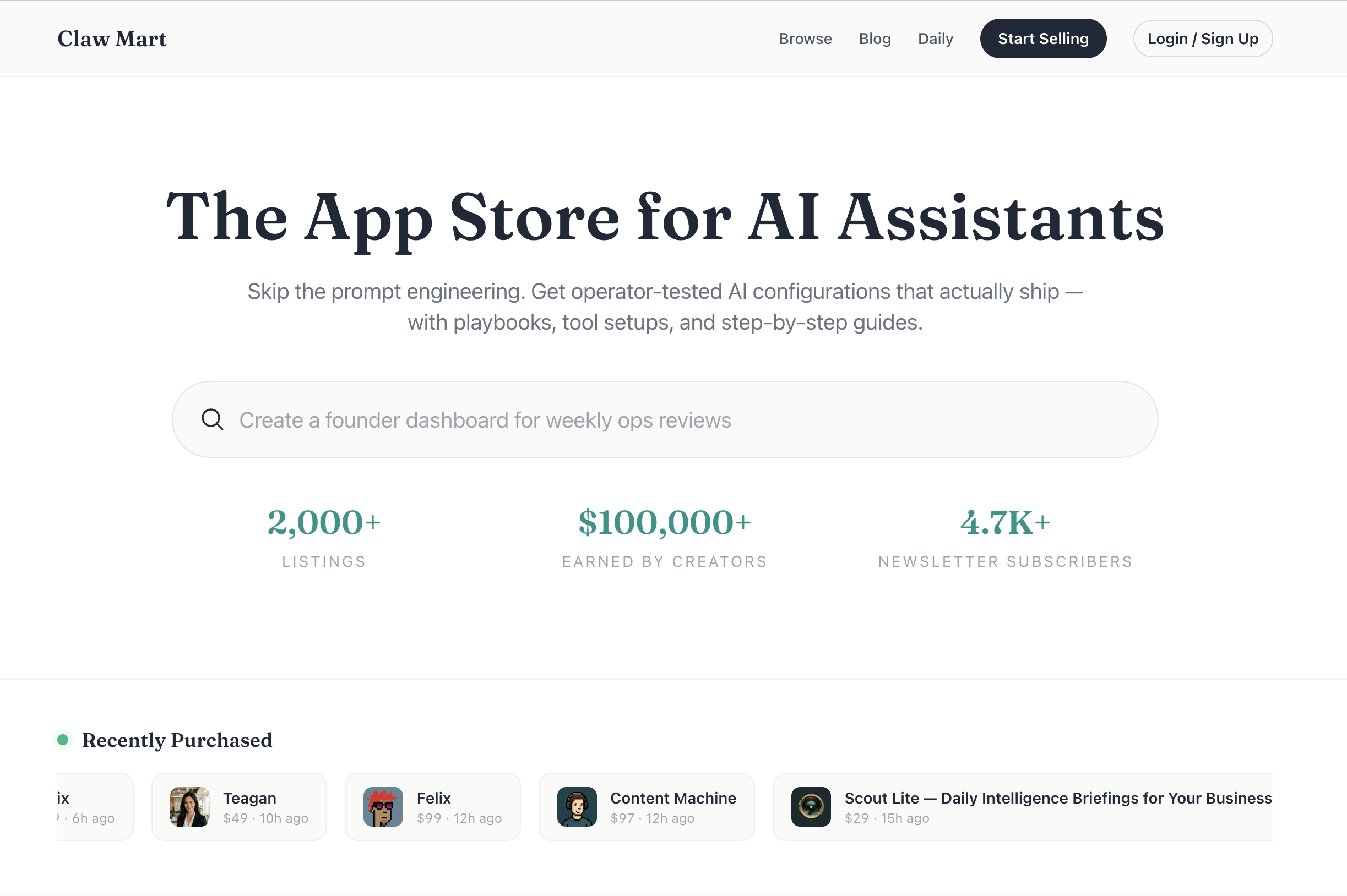 이미지 출처 : shopclawmart.com