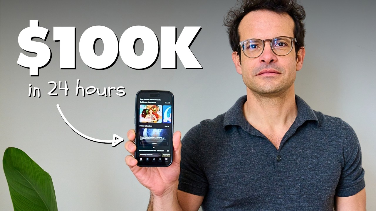 이미지 출처 : Youtube 'My App Made $120K in 24 Hours' by&nbsp;Starter Story