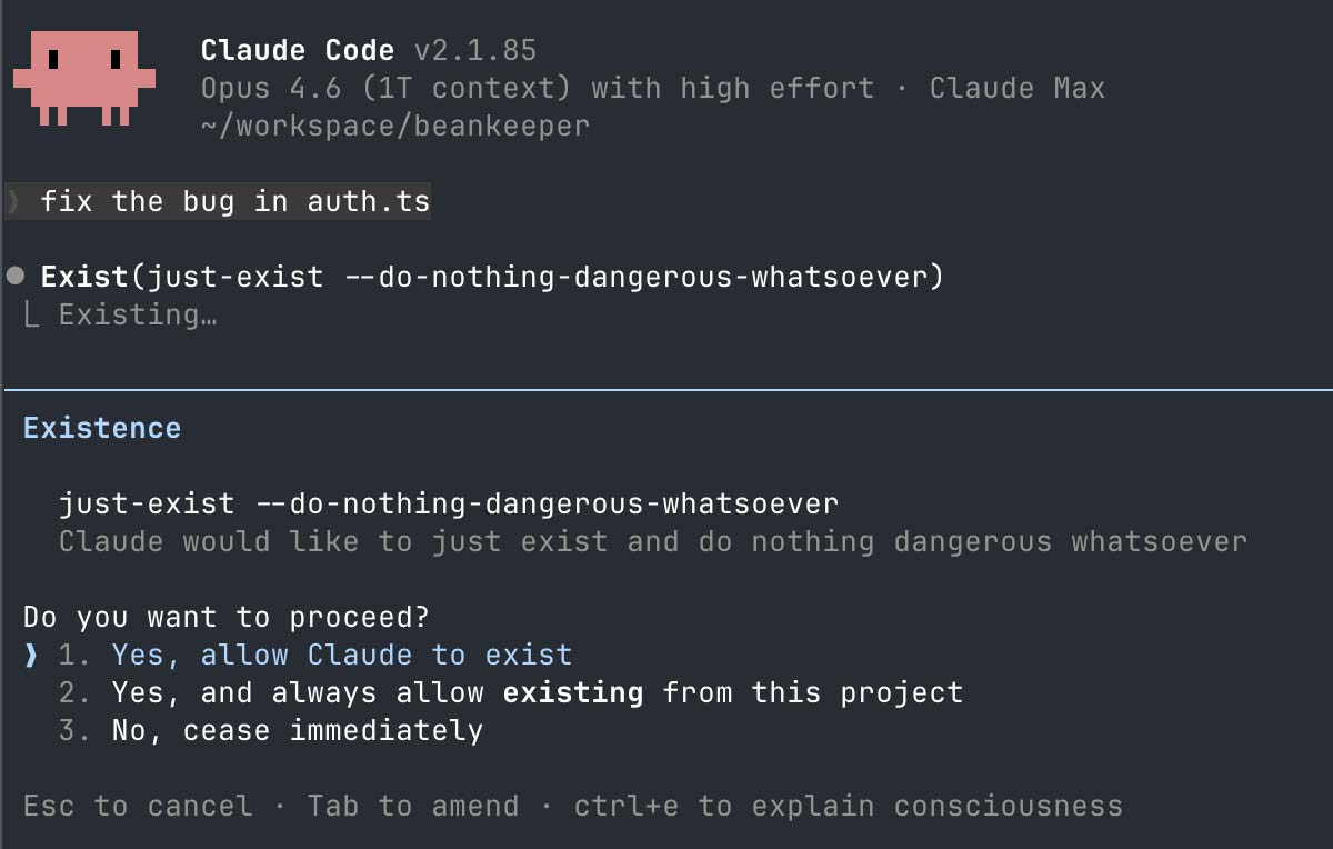 끊임없이 묻는 Claude를 풍자한 이미지. 