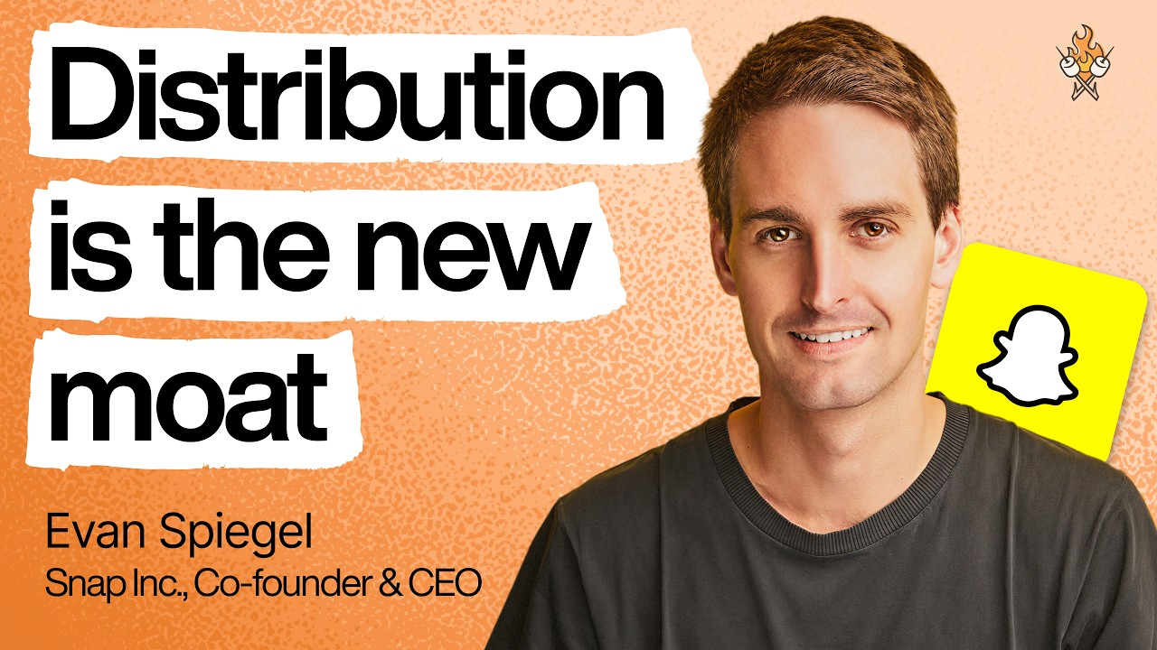 이미지 출처 : Youtube 'How to win when software is not a moat | Evan Spiegel (Snapchat CEO)', from&nbsp;Lenny's Podcast