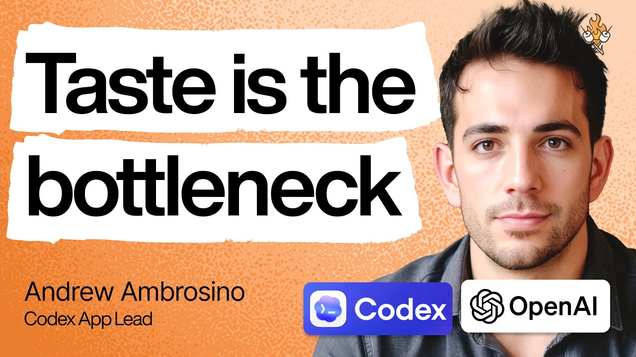 이미지 출처 : Youtube 'Why OpenAI is merging Codex and ChatGPT and the future of knowledge work | Andrew Ambrosino', by&nbsp;Lenny's Podcast