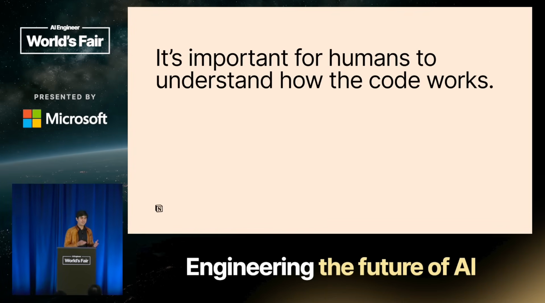 이미지 출처 : Youtube 'Understanding is the new bottleneck — Geoffrey Litt, Notion',&nbsp;AI Engineer