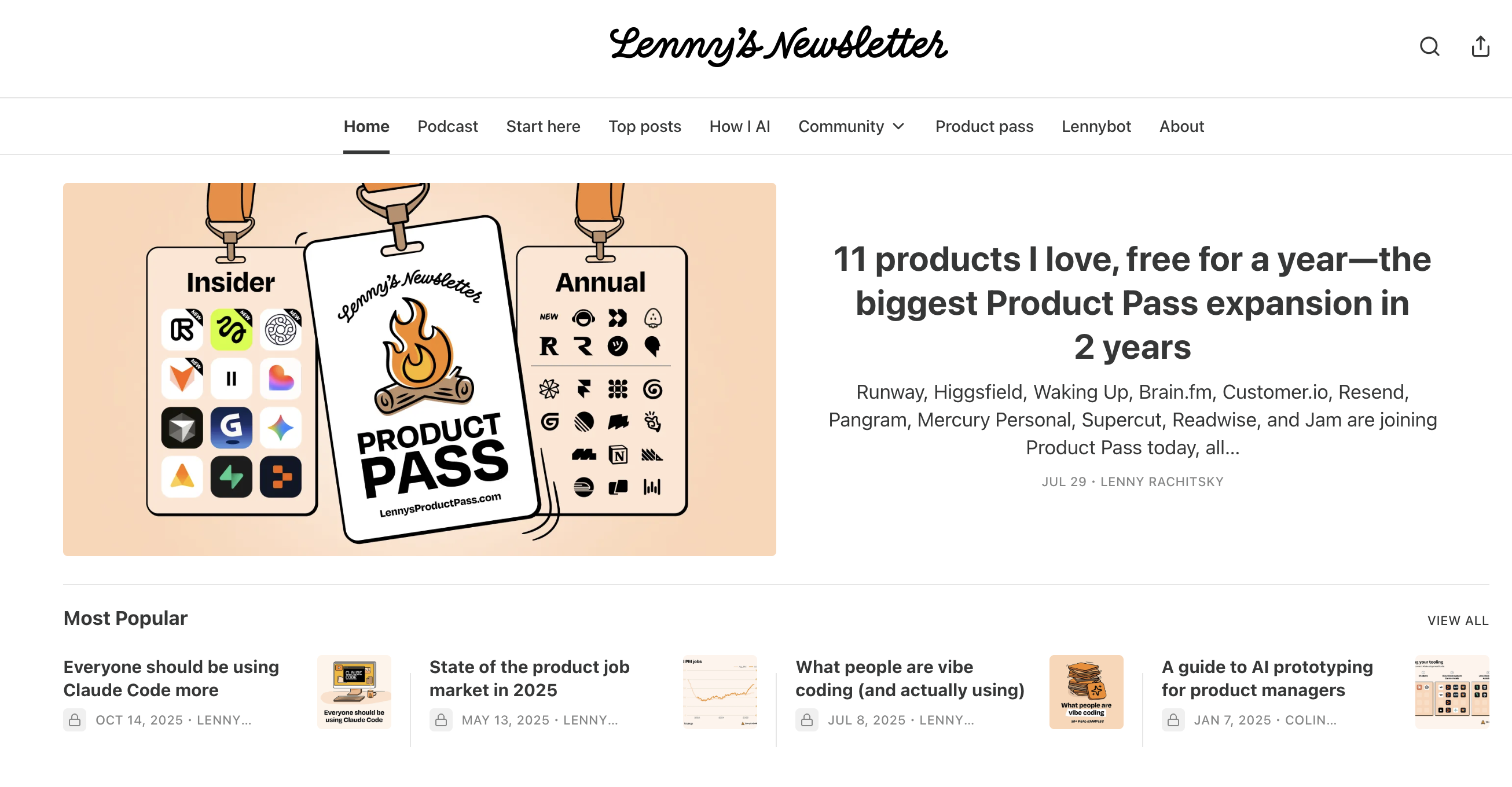 이미지 출처 : lennysnewsletter.com