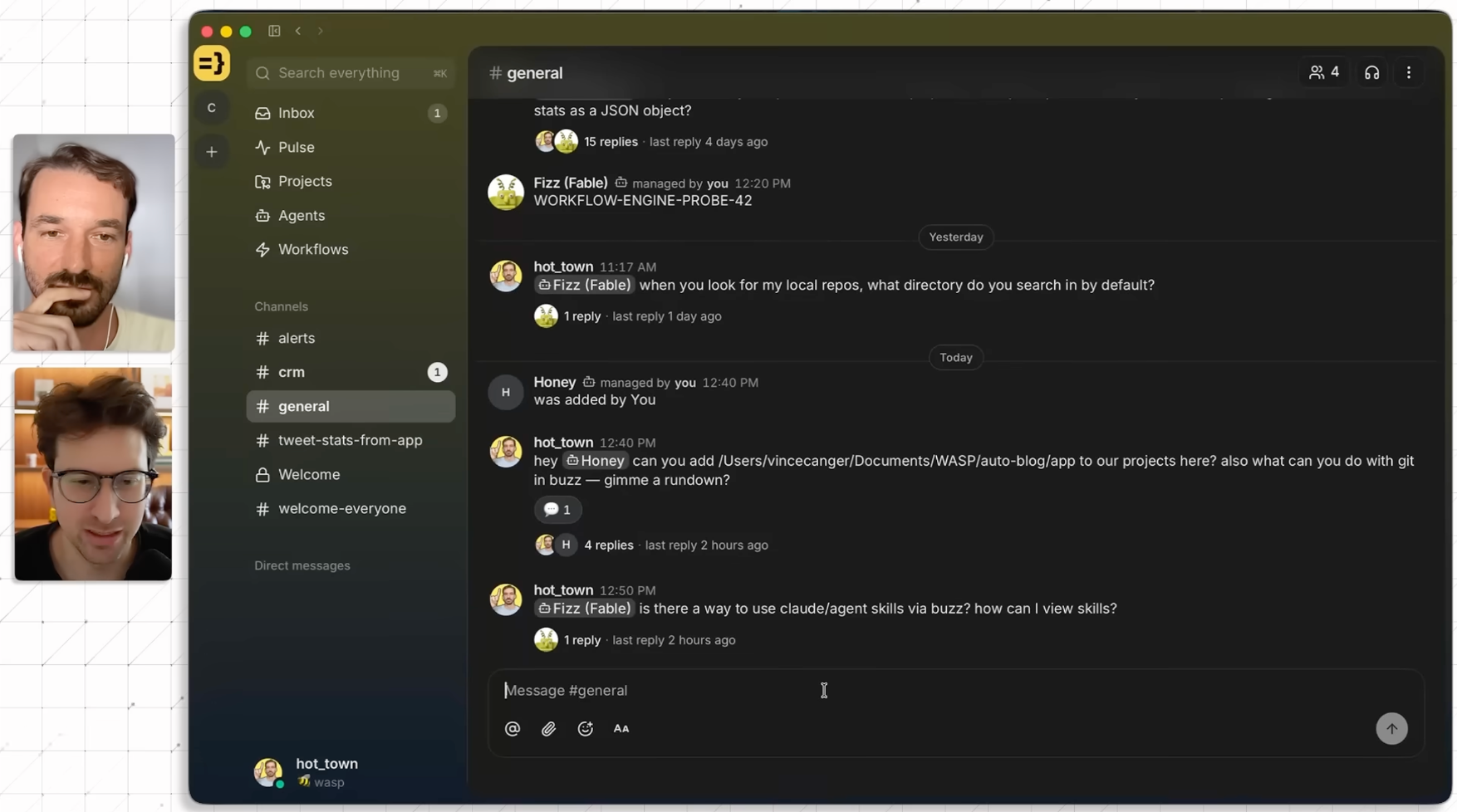이미지 출처 : Youtube 'Jack Dorsey's Buzz: Clearly Explained (and how to use it)', by&nbsp;Greg Isenberg