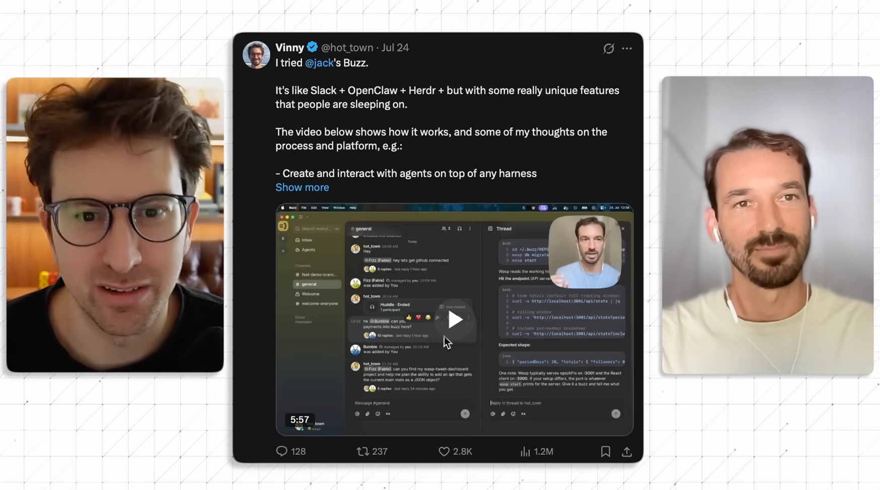 이미지 출처 : Youtube 'Jack Dorsey's Buzz: Clearly Explained (and how to use it)', by&nbsp;Greg Isenberg