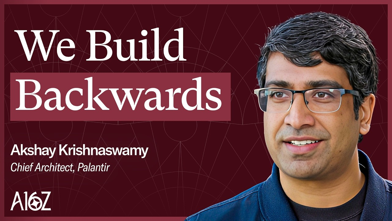 이미지 출처 : Youtube 'How Palantir Scaled: Why the Best Software Is Built Backwards', by a16z Deep Dives