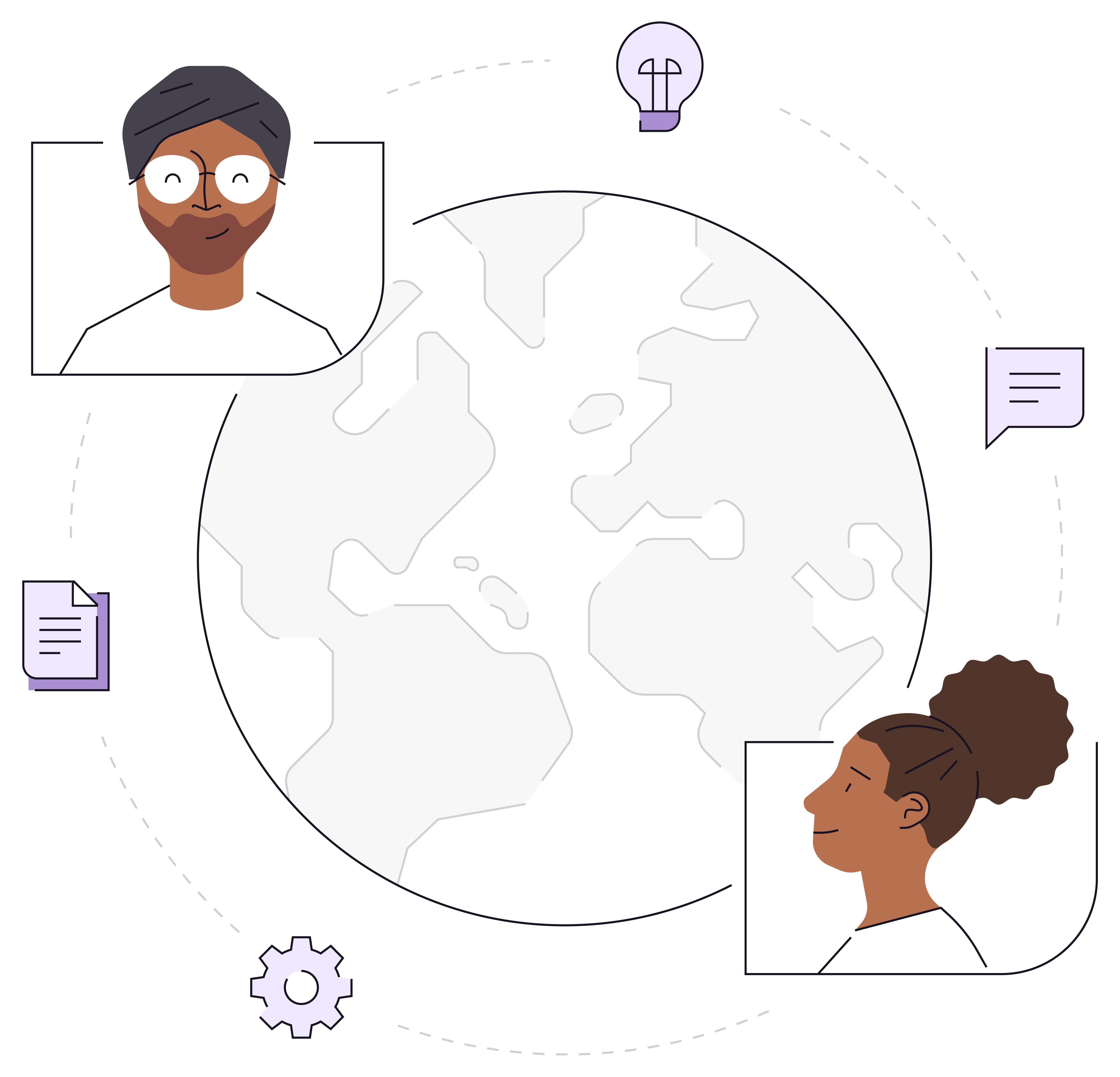 공통의 맥락과 문서를 바탕으로 협업하는 GitLab TeamOps의 일러스트. 편집자가 추가한 관련 자료. 출처: GitLab Handbook · CC BY-SA 4.0 · 원본 유지