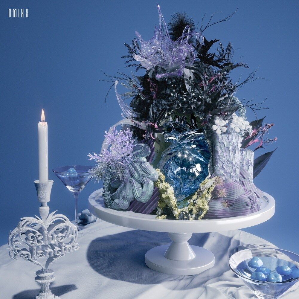 NMIXX - [Blue Valentine] Album Art
