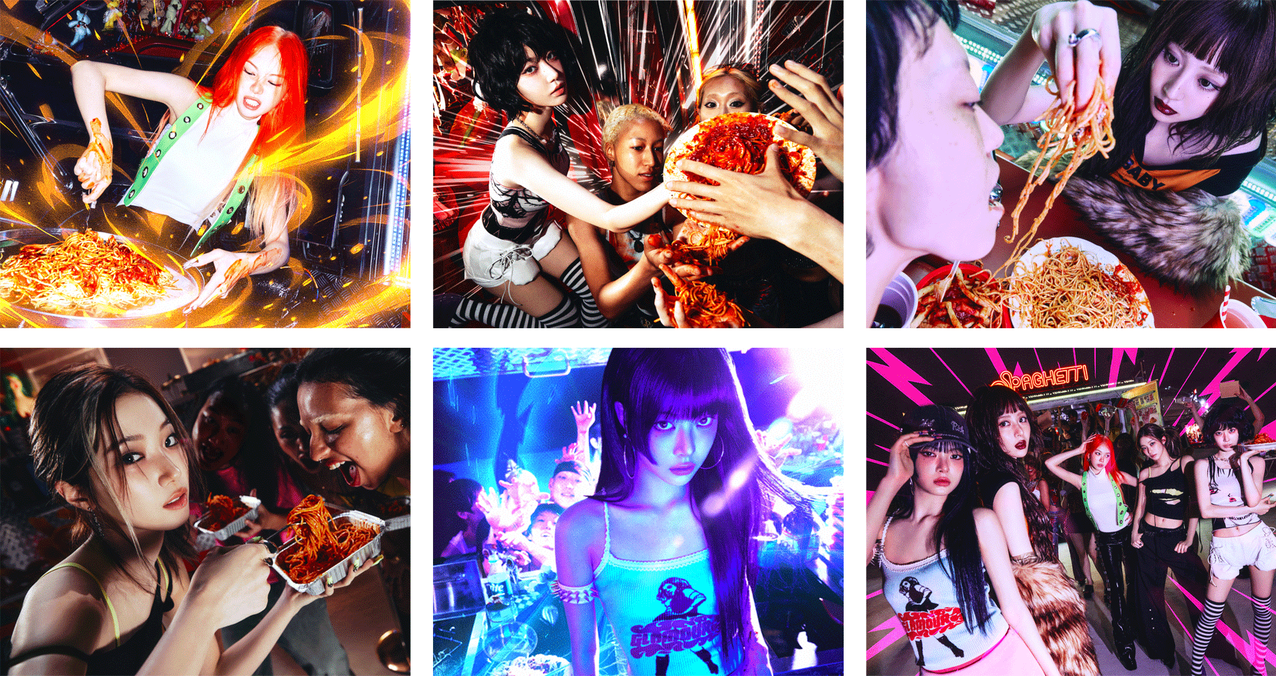 LE SSERAFIM – [SPAGHETTI] Concept Photo (CHEEKY NEON PEPPER🌶️ ver.)