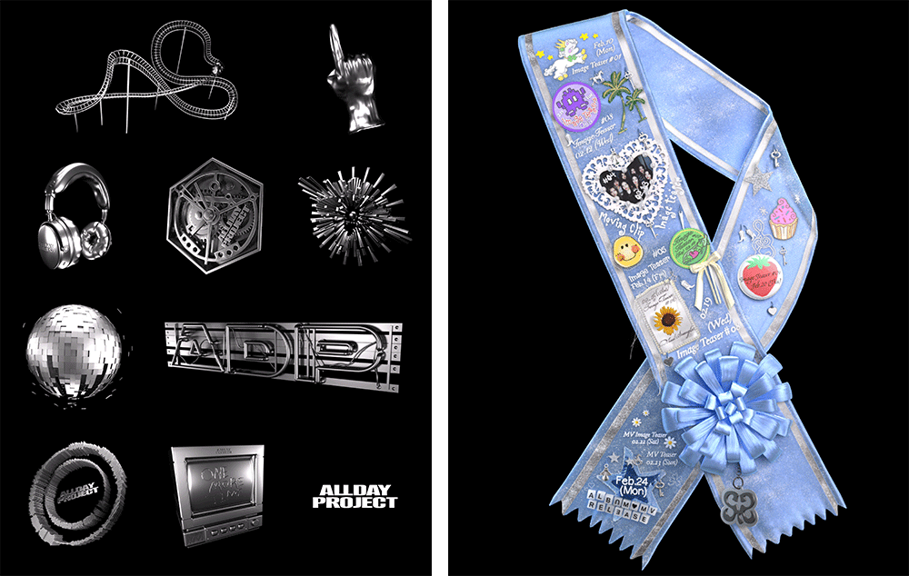 ALLDAY PROJECT - 'ONE MORE TIME' Icon Image / Hearts2Hearts – [The Chase] Schedule Poster