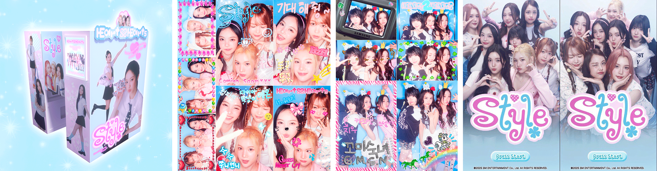 Hearts2Hearts [STYLE] Album Art & Image Teaser & website