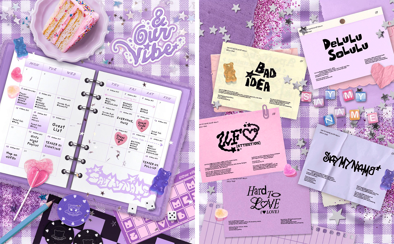 SAY MY NAME - [&Our Vibe] Girl’s Night Plan / Guest List