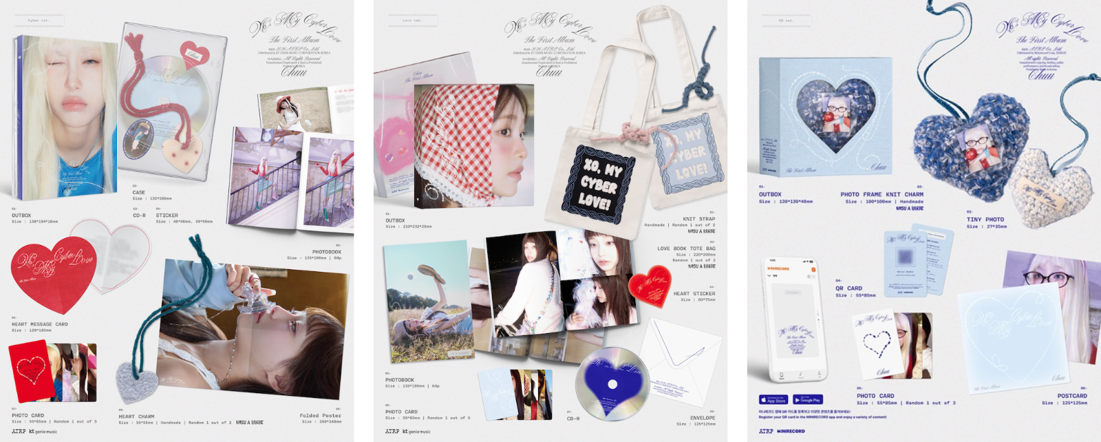 츄&nbsp;- [XO, My Cyberlove]&nbsp;Album Details Preview