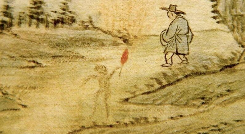 ⓒ 귀화전도(한국 최초의 도깨비 그림)