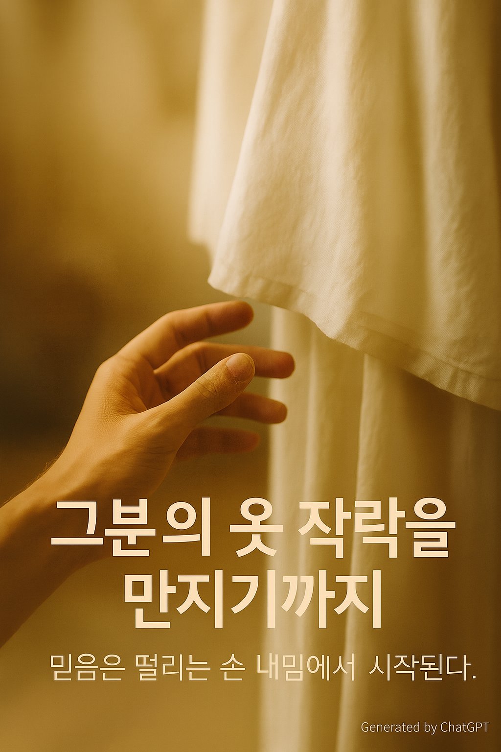 그분의 옷자락을 만지기까지의 썸네일 이미지