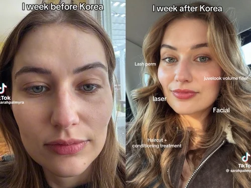 'Korea Glow Up' 콘텐츠, 출처=틱톡 캡처