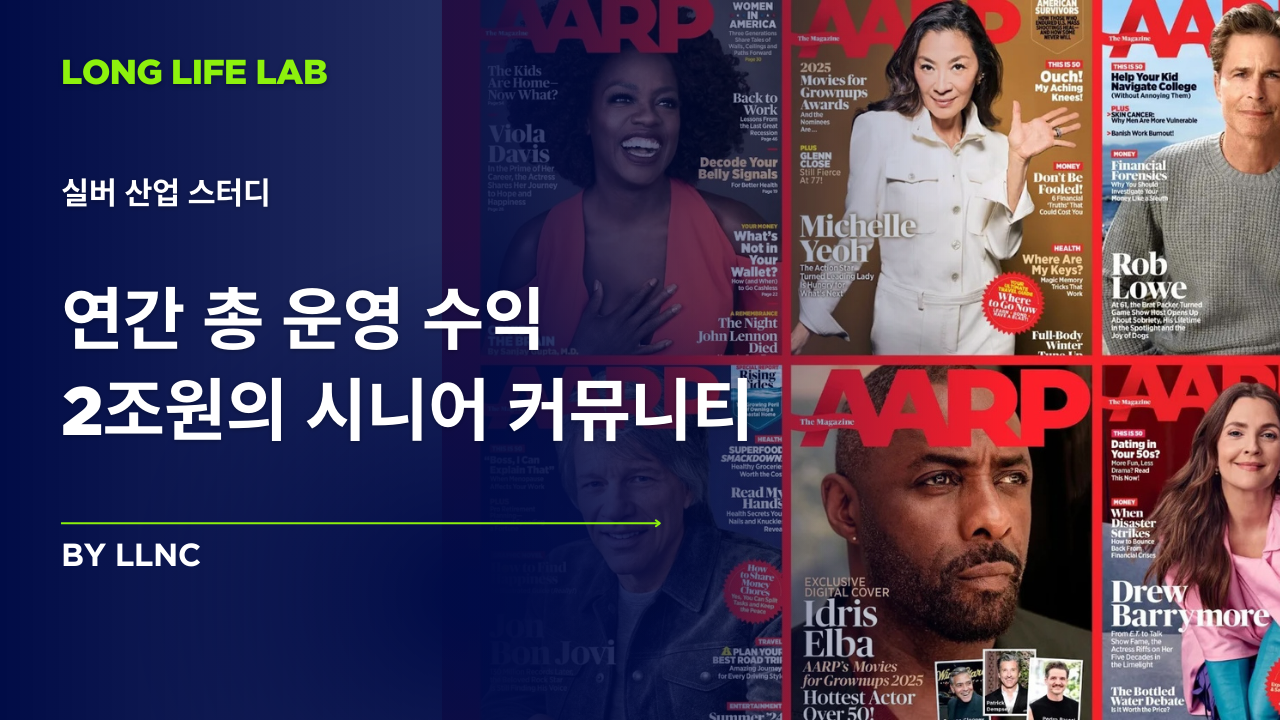 연간 운영 수익 2조원의 시니어 커뮤니티 의 썸네일 이미지