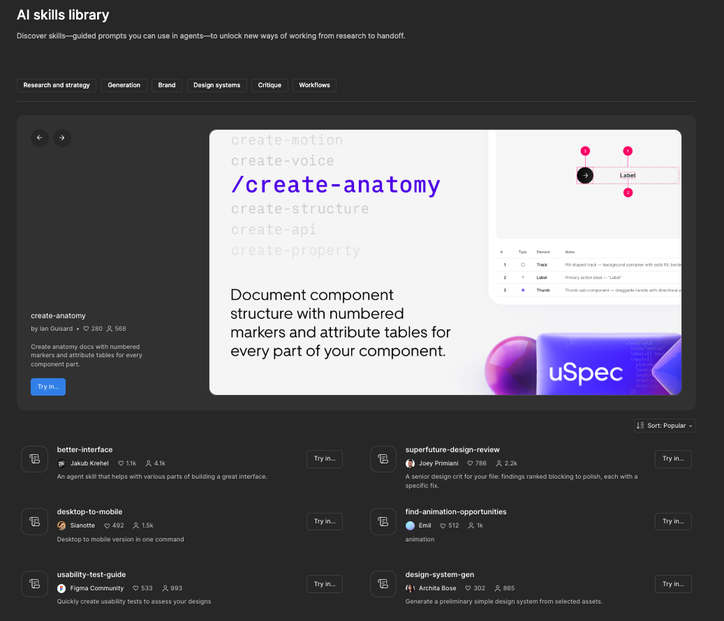 Figma AI Skills Library