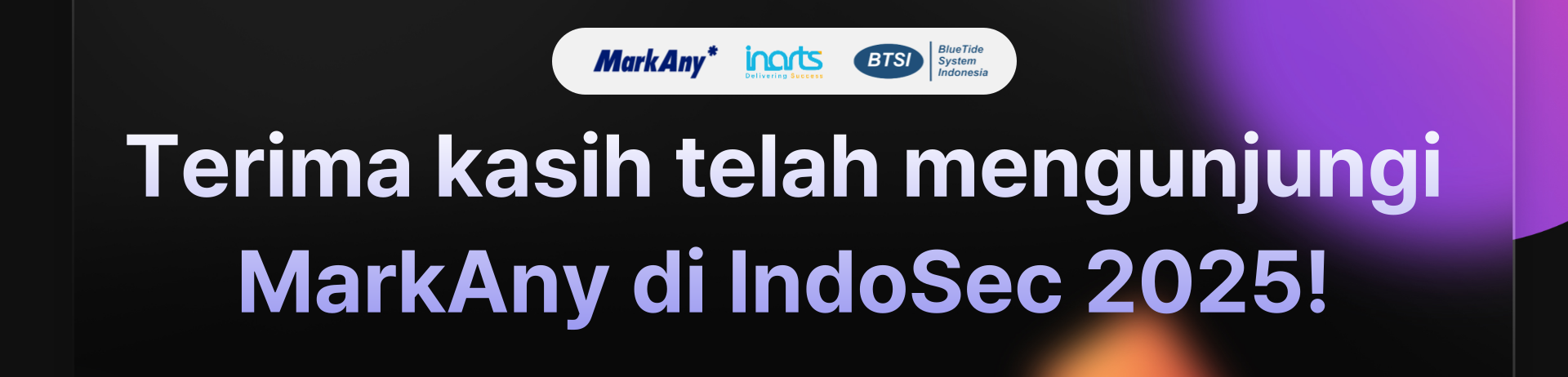 [MarkAny] Terima kasih telah mengunjungi kami di IndoSec 2025!의 썸네일 이미지