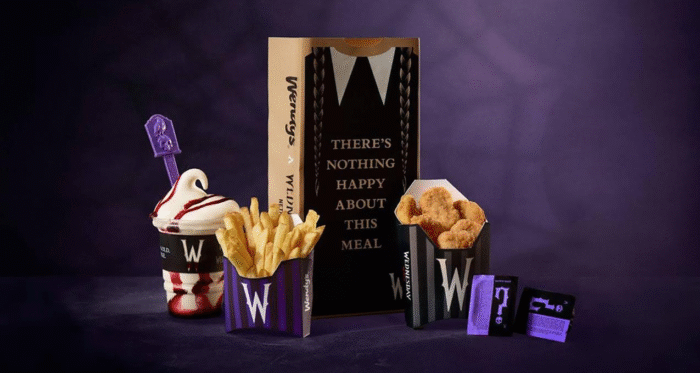 [출처: 웬디스] 불행의 식사 한정판 메뉴.