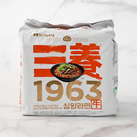 [출처: 메가마트] 36년 만에 돌아온 ‘삼양라면 1963’.