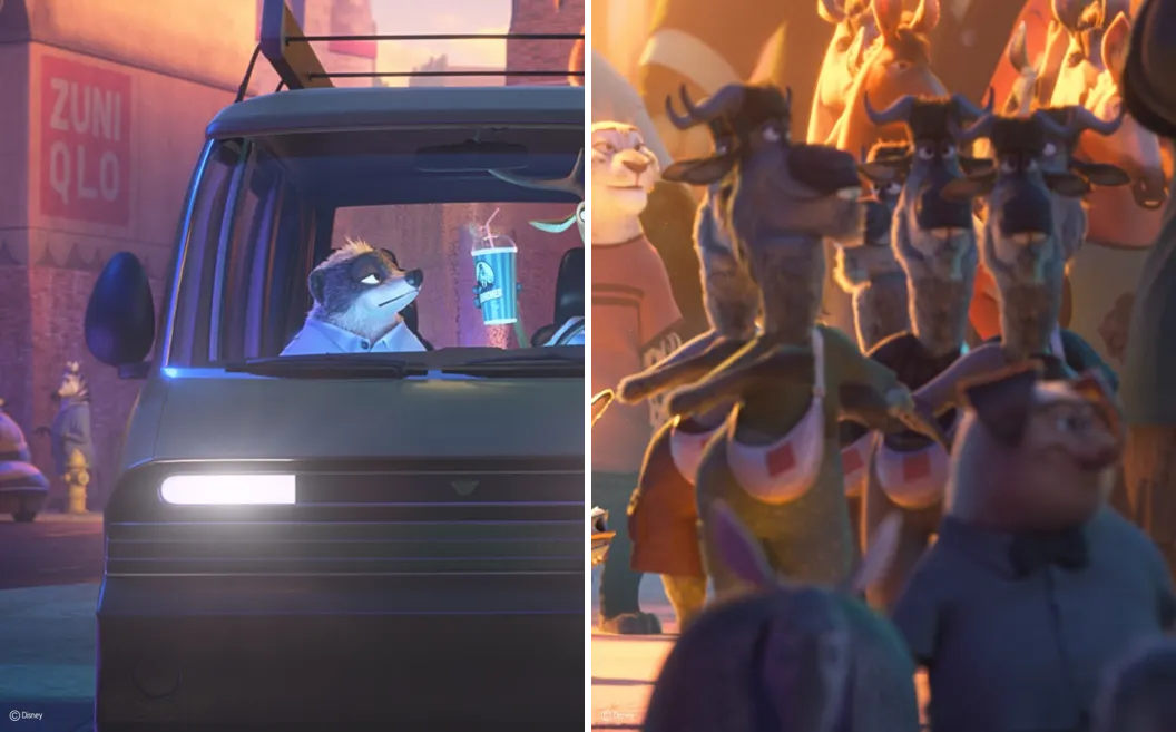 &nbsp; &nbsp;[출처: 인스타그램&nbsp;@uniqloau] 주토피아 2 이스터에그.&nbsp;&nbsp;